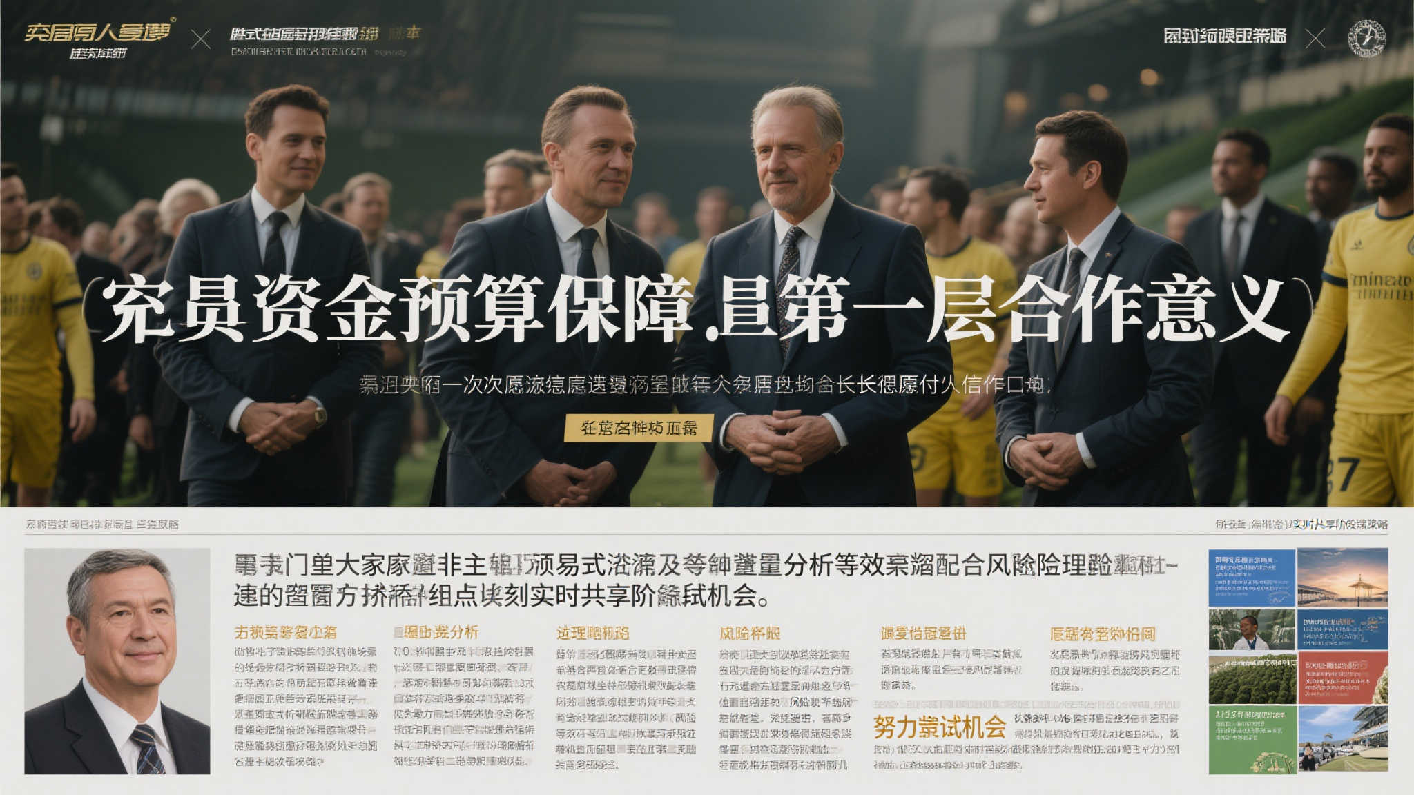 充分资金保障加信任机制：
报道中的巨大预算反映的